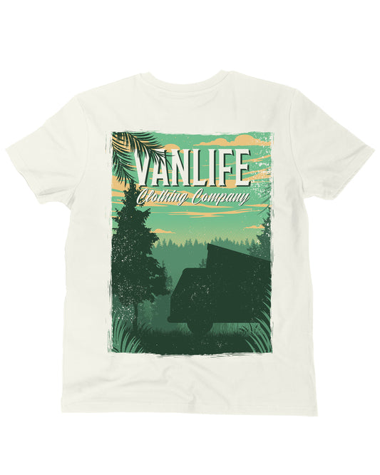 T-Shirt Gateway Vintage Weiss Vanlife Clothing