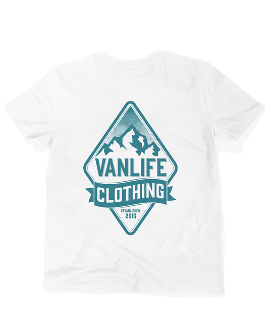 T-Shirt Plate Weiss Vanlife Clothing